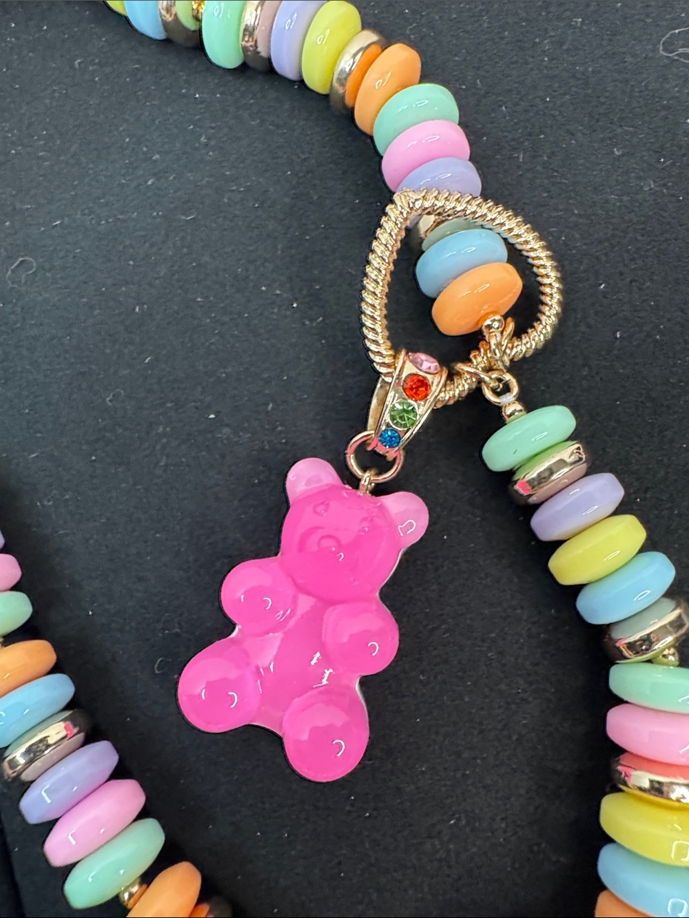 Betsey Johnson Gummy Bear Necklace & Matching Bracelet Set-- NWT - Picture 7 of 7